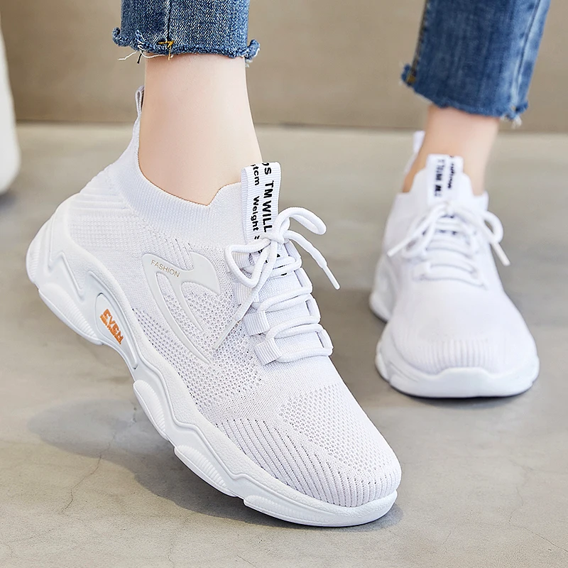 

Casual Women's Sneakers Breathable Flat Tennis Female Platform Fashion Women's Sports Running Shoes Athletic Shoe