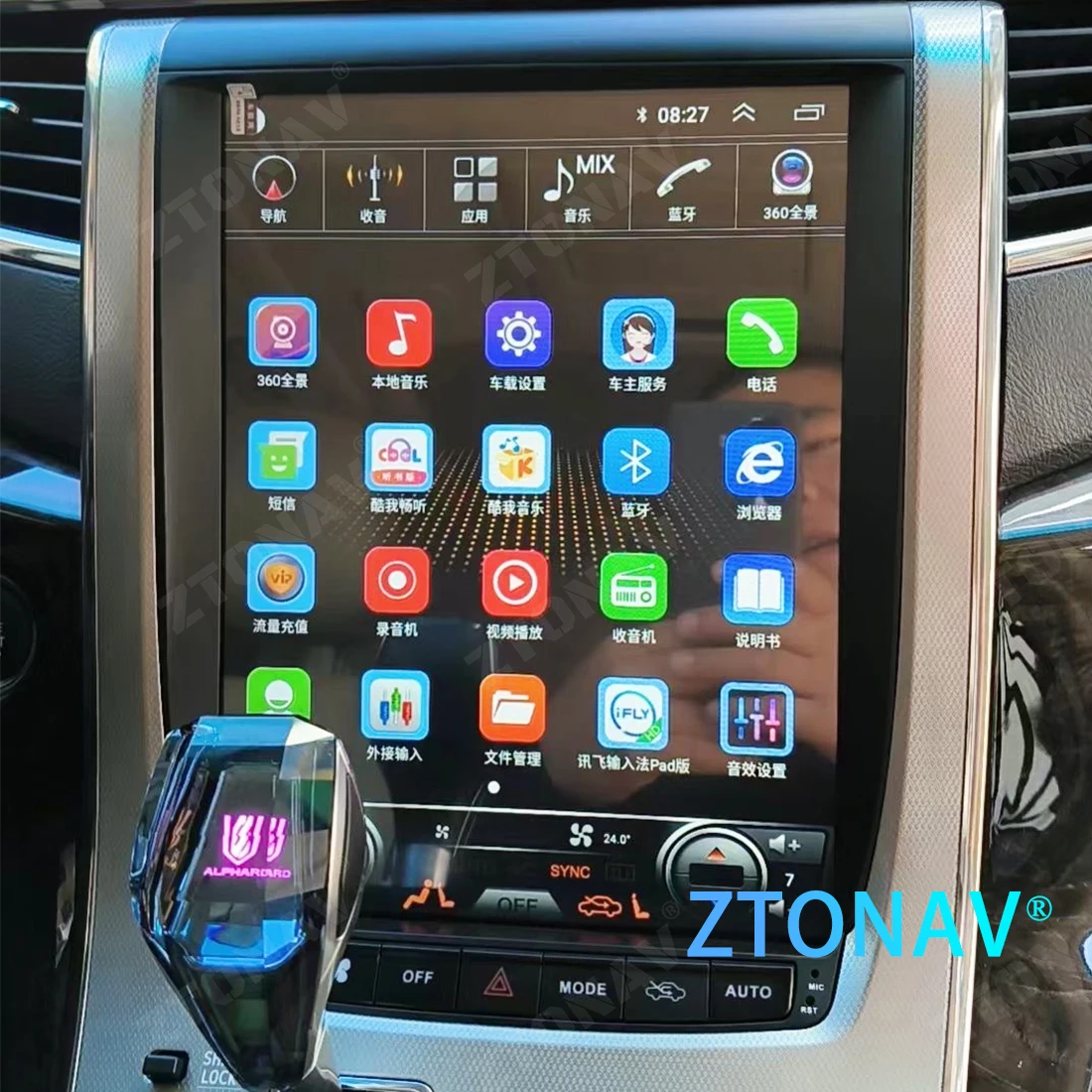 Экран Tesla для Toyota VELLFIRE Alphard A20 H20 2008 2009 2010 2011 2012-2015 Автомобильный радиоприемник GPS Navi