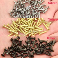 100pcs flat head philips self tapping small screws m2 5 iron cross countersunk tapping wood screw length 681012mm
