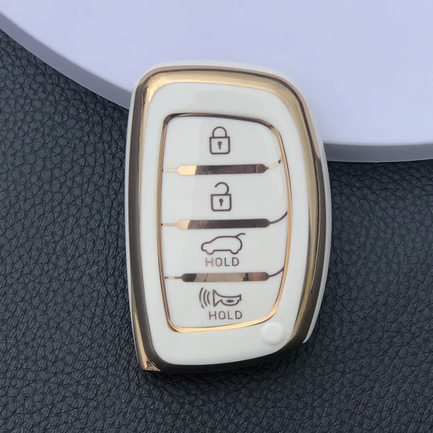 Новинка ТПУ чехол для автомобильного ключа Hyundai Tucson Santa Fe Rena Sonata Elantra Creta Ix35 Ix45 I10 I30