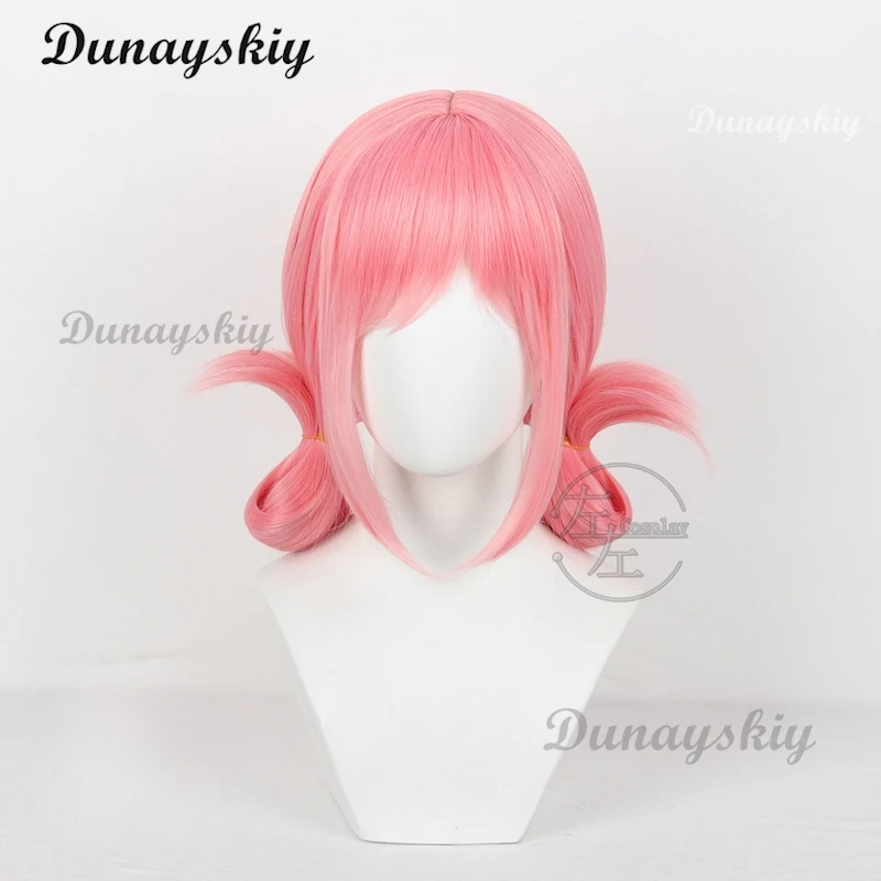 Аниме Blue Box Chinatsu Kano Hina Chono Косплей Парик Светло-коричневый Короткие волосы Розовый