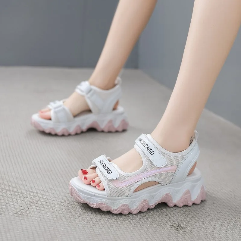 

Wedge Sandals for Women Casual Sport Sneaker Sandals Women Platform Heels Summer Shoes Ladies Open Toe Shoes Chaussure Femme