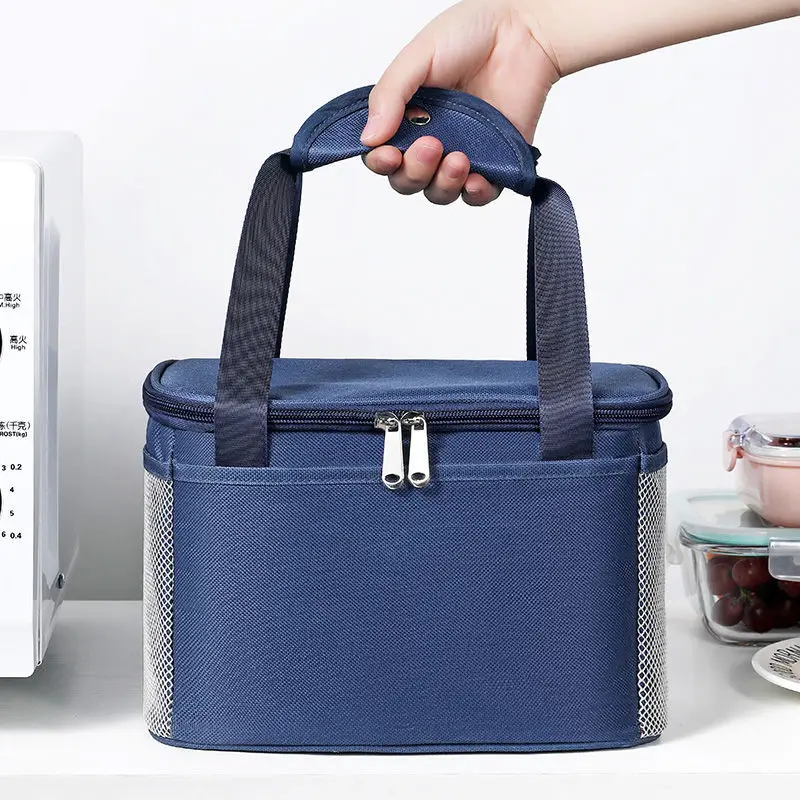 

Tourzoo Large Capacity Insulated Lunch Bag Thermal Tote Bags Cooler Picnic Food Lunch Box Bag Fashion Portable Cooler Picnic Box