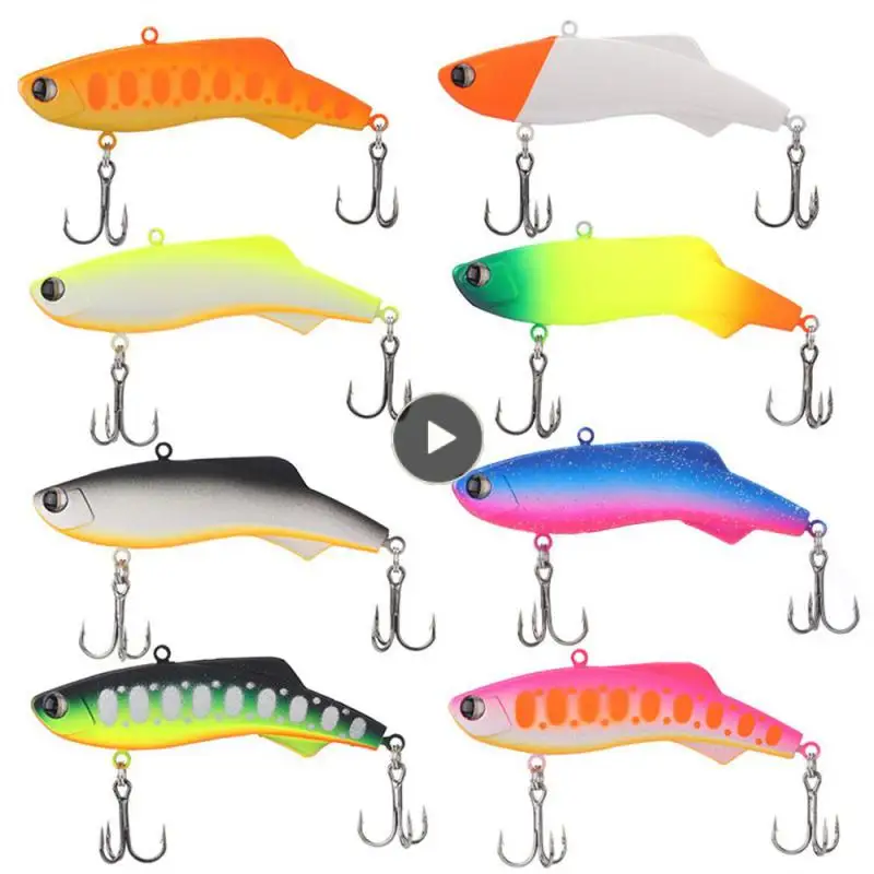 

Silicon Fake Bait Colorful Bionic Fish Lure Fishing Lures Vibration Luya Bait Sports Entertainment