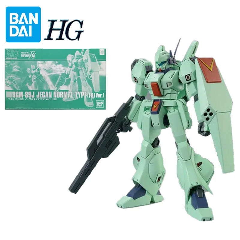 

Bandai Original Gundam Molde HGUC 1/144 RGM-89J JEGAN NORMAL TYPE(F91 Ver.)Plastic Mobile Suit Anime Action Figures Toys Gifts