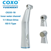 coxo dental 11 direct drive low speed contra angle inner water channel turbine handpiece cx235 1b fit nsk wh kavo