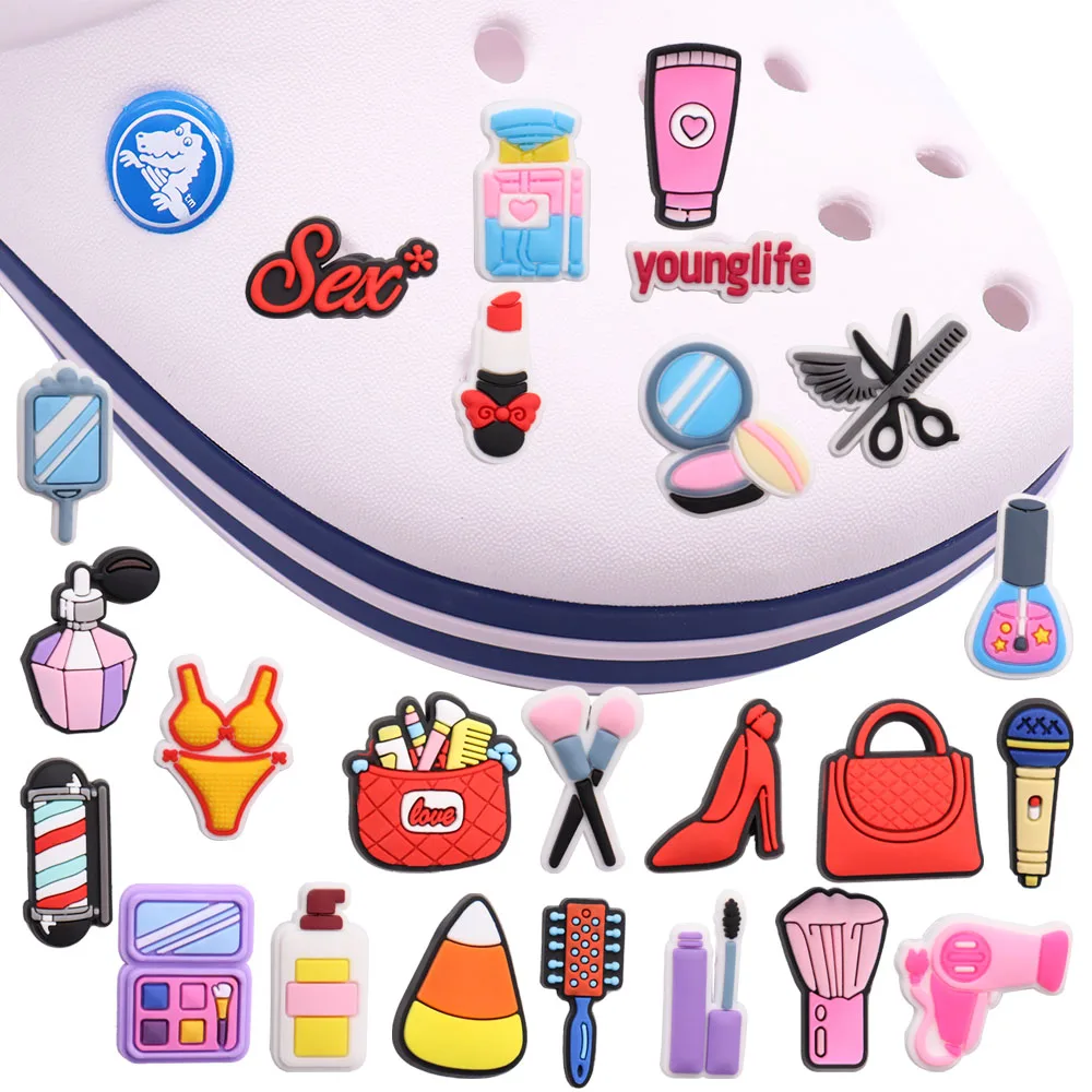 

Hot Sell 1pcs Beauty Supplies Kids Shoes Accessories Garden Shoe Buckle Decorations Fit Croc Jibz Charm Women Girls Presents