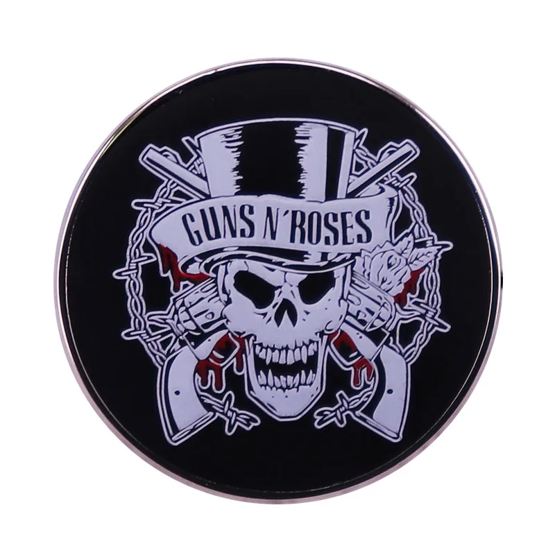 High Quality Fashion Rock Band Enamel Pin Send Friends Fan Boutique Medal Gift Metal Badge Lapel Pin Punk Music Brooch Jewelry