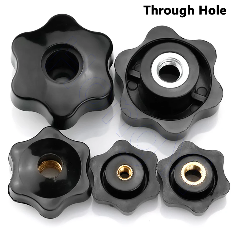 M4 M5 M6 M8 M10 M12 1/4 &quotсливовые ручные затягивающие гайки 6 звезд с потайным/сквозным