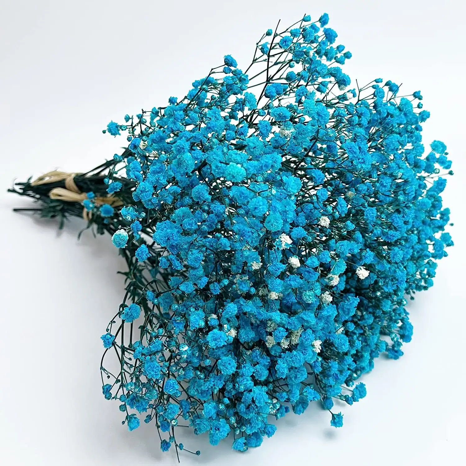 

Blue Baby's Breath Dried Flowers for Vase Arrangements,Home Decor,Parties,Weddings,DIY Crafts,Christmas and Halloween Decor