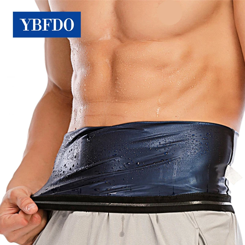 

YBFDO Men Shaper Waist Trainer Sauna Sweat Waist Shapers Belt Slimming Hot Thermo Sweat Sauna Fitness Workout Girdle Shapewear