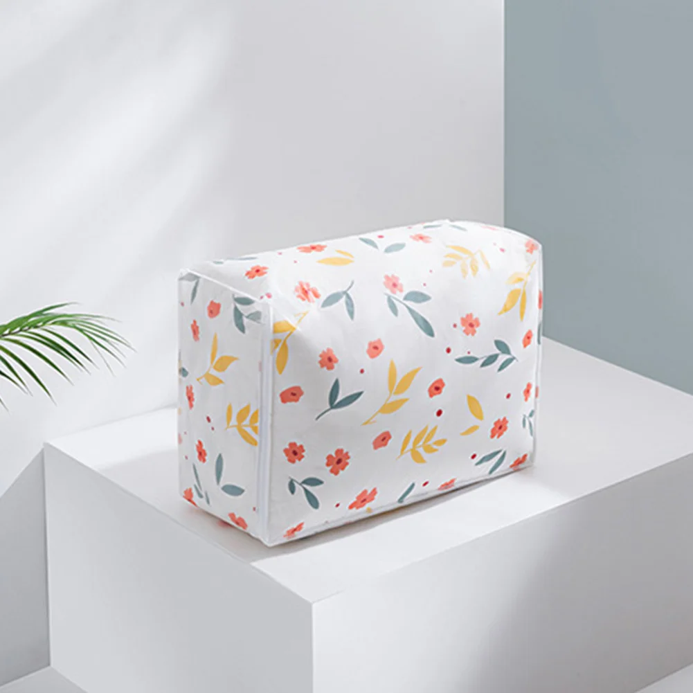 

2Pcs Large Waterproof Breathable Storage Bag Box Clothes Quilt Duvet Laundry Zip Household Supplies Cleaning Home Organization