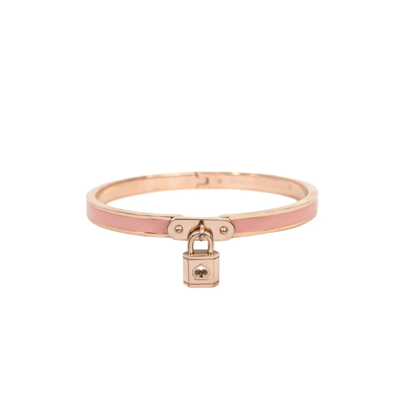 

New York Lock and Spade Charm Bangle