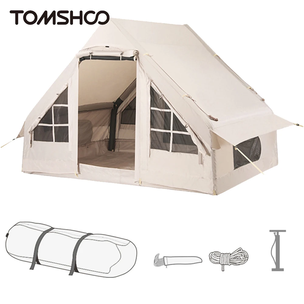 

Tomshoo 3-8Person Inflatable Party Tent House Waterproof Camping Tent for Events Fishing Hiking Backpacking Outdoor Arabian Tent