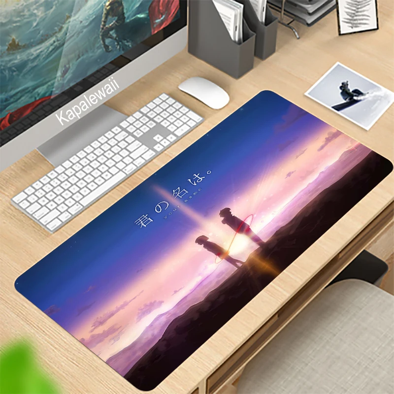 

Mouse pad Your Name Gaming Accessories Computer Large 900x400 Mousepad Gamer Rubber Carpet With Backlit Play CSGO LOL Desk Mat