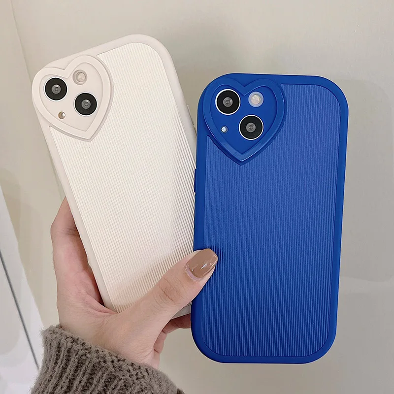 

Camera Protection Love Heart Phone Case For iPhone 13 12 11 Pro Max X XS XR 7 8 Plus Case Shockproof Iphone 13pro 11 TPU Cover