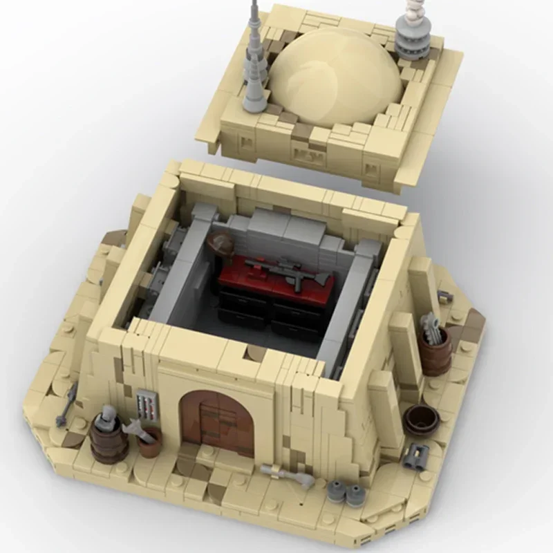 Moc Building Bricks модель известного звездного фильма хижина из Battlefront 2 технология