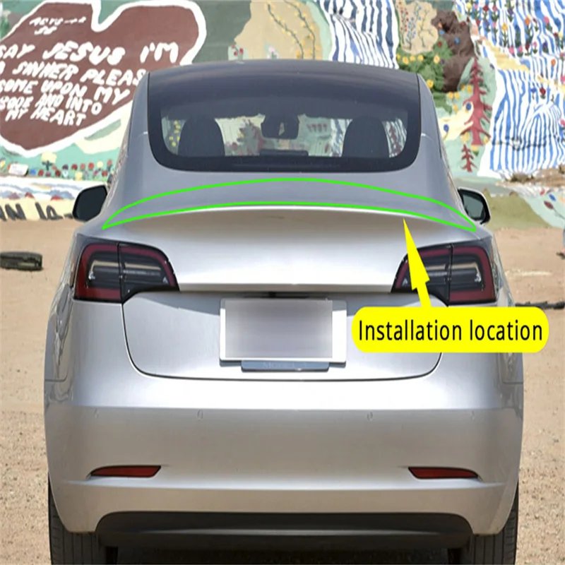 

Стайлинг автомобиля Настоящее углеродное волокно Автомобильный задний спойлер для багажника защита крыла автомобильные аксессуары для экстерьера Tesla модель 3 2017-2020