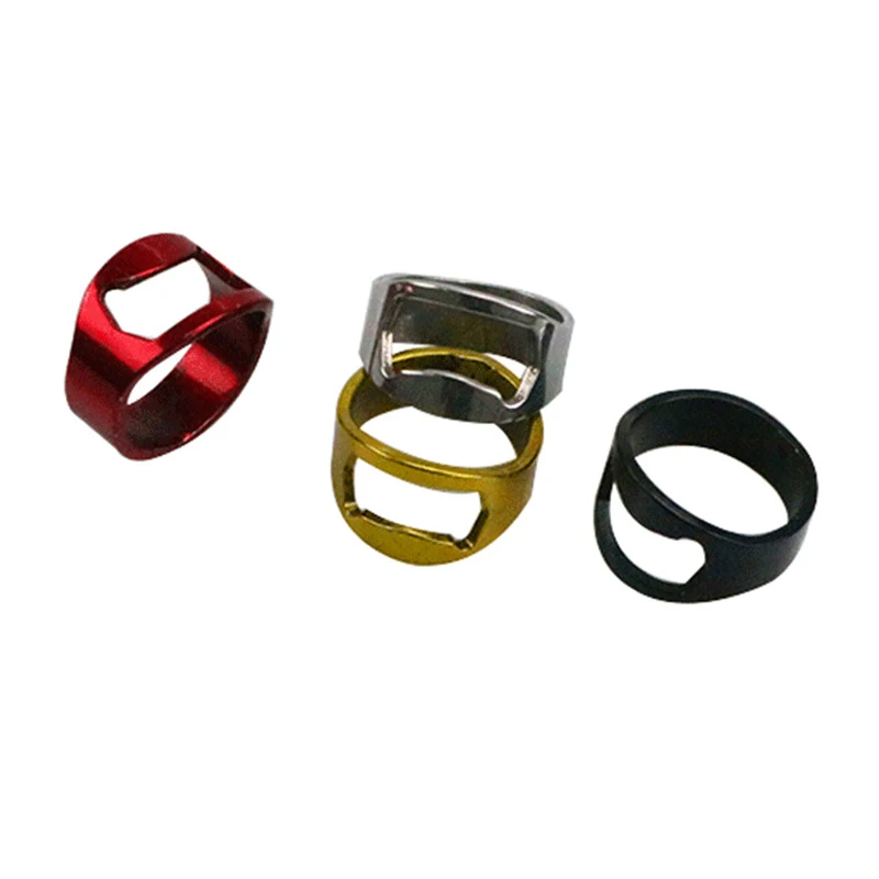 22MM New Stainless Steel Beer Ring Bottle Opener Unique Creative Versatile Bar Tool Colorful Ring Men Home Kitchen Tools Gadgets