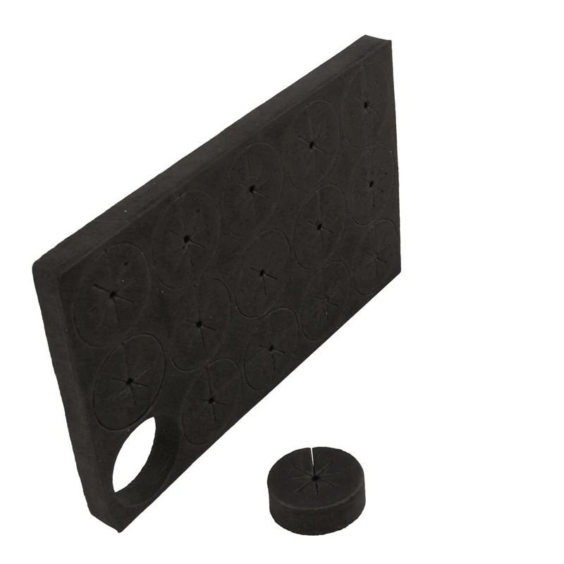 

240Pcs Garden Clone Collars Neoprene Inserts Sponge Block For 2 Inch Net Pots Hydroponics Systems And Cloning Machines