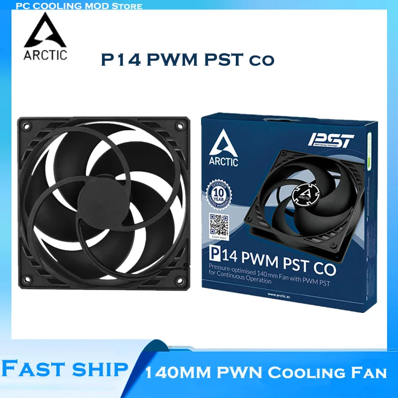 

Arctic P14 PWM PST co PC Case Cooling Fan Desktop Computer 14cm 140mm For AMD Intel CPU Heat Dissipation Cooler 4Pin PWM 1700RPM