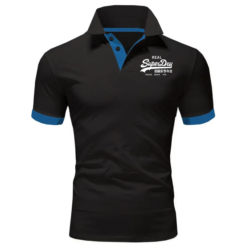 

2022 New Brand Men's Short Sleeve Polo Shirts Casual Fashion Breathable High Quality Business Polo Shirts T Shirts