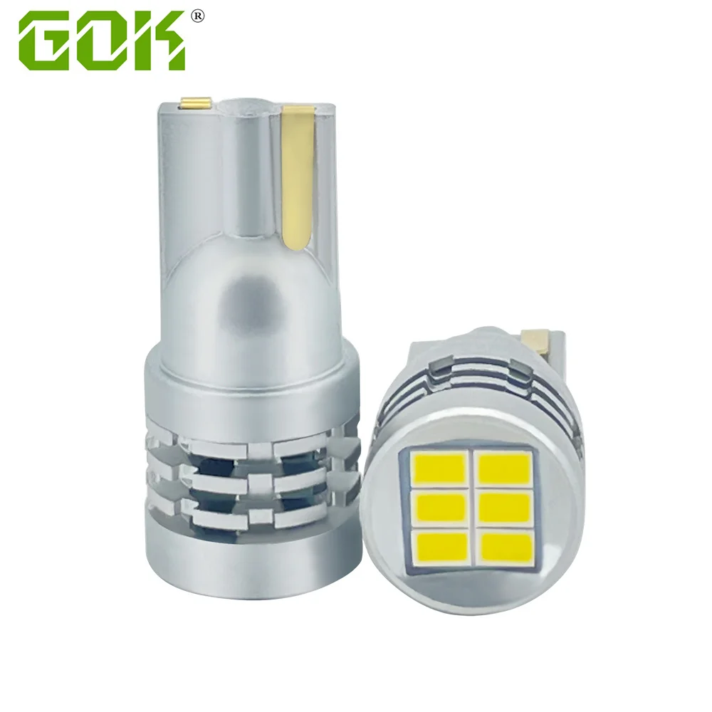 

50-100pcs 194 T10 LED Bulbs 6000K White 168 T10 W5W 3020 Luz LED Chips For Wedge Dome Map License Plate Door Light Car Auto