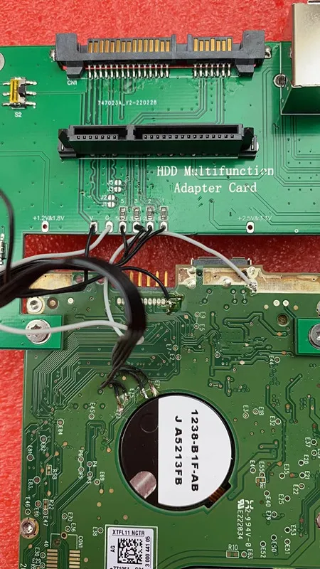 Адаптер USB-SATA SSD Ремонт напряжения Flying Line Jump Wire USB flash CF SD TF Bad Sector Восстановление