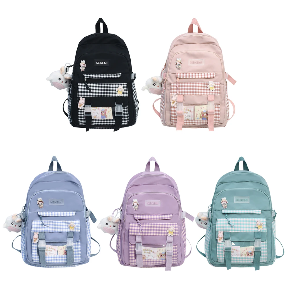 

Милый рюкзак, японская Милая школьная сумка через плечо с подвесками