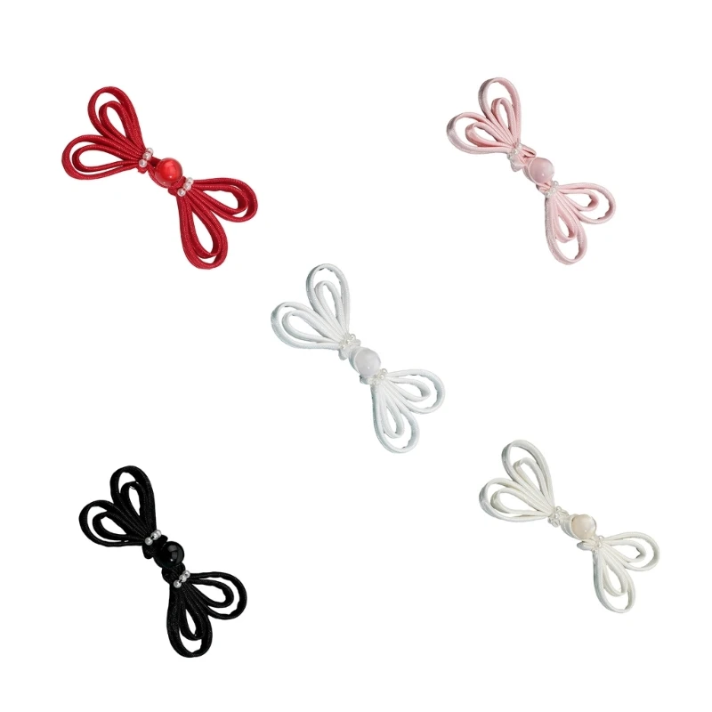 5 шт. китайские пуговицы традиционные Cheongsam с бусинами швейные застежки