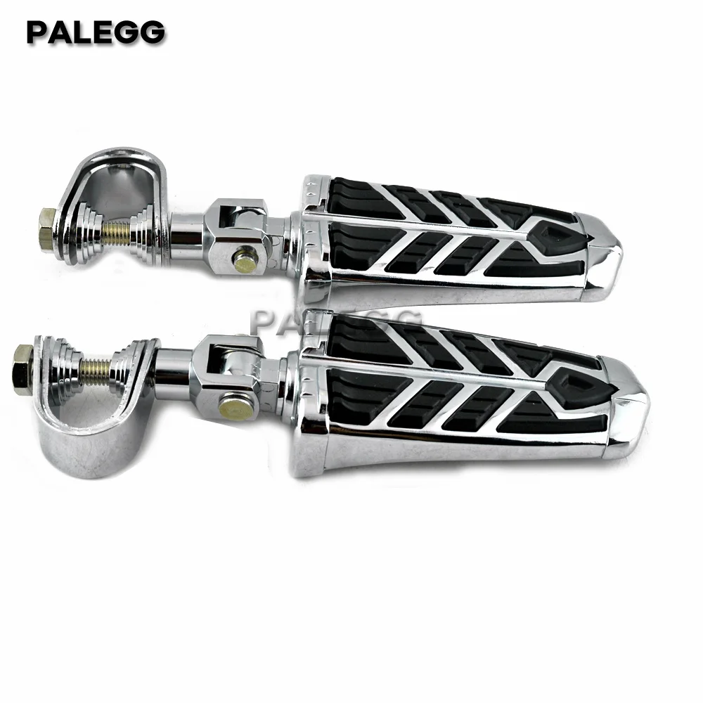 Хромированные Подножки Для Мотоцикла Регулируемое Защитное Крепление Двигателя