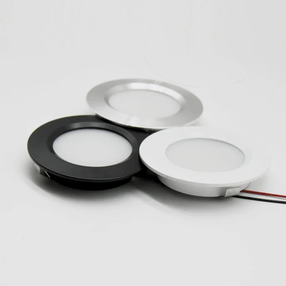 

KPSUN мини светодиодный светильник 3Вт алюминиевый круглый 12В/24В