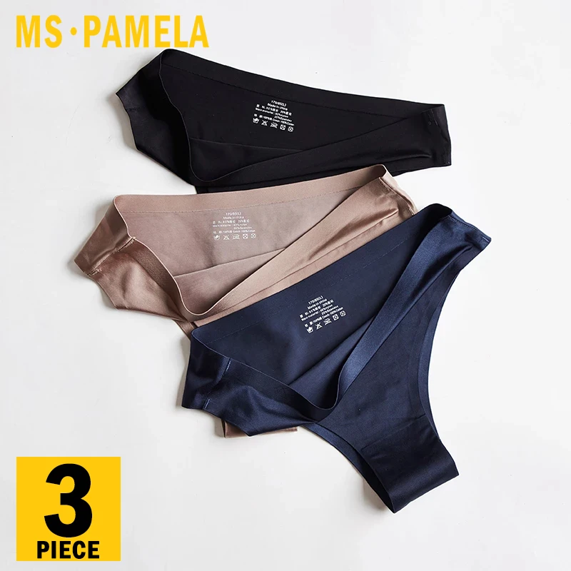 

Women Panties Underwear Fitness Sports Seamless Female Lingerie Sexy T-back G-string Thong Ice Silk Woman Underwear