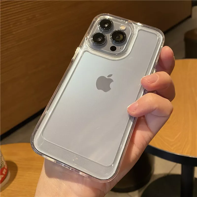 

Новое поступление для iPhone 11 12 13 Pro Max Mini X Xs Max Xr 6S 7 8 Plus SE 2 3 кристально прозрачный чехол жесткий бампер
