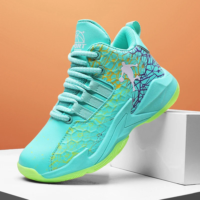 Children's Brand Basketball Shoes Child Basket Boys Sport Shoes Outdoor Trainer Basket Girls Non-slip Running Sneakers for Kids