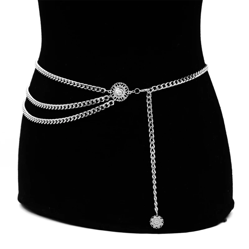 

Pant Chain Chain Belts For Women Waist Chains Goth Women Fashion Belt Hip High Waist Gold Silver Narrow Metal Drop Shipping