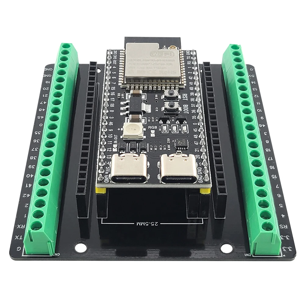 Фото Плата разработки ESP32 S3 с комплектом адаптеров расширения, модуль Wi-Fi 2.4G и Bluetooth, MCU ESP32-S3 N16R8, 44-контактный Type-C, ESP32-S3 №5