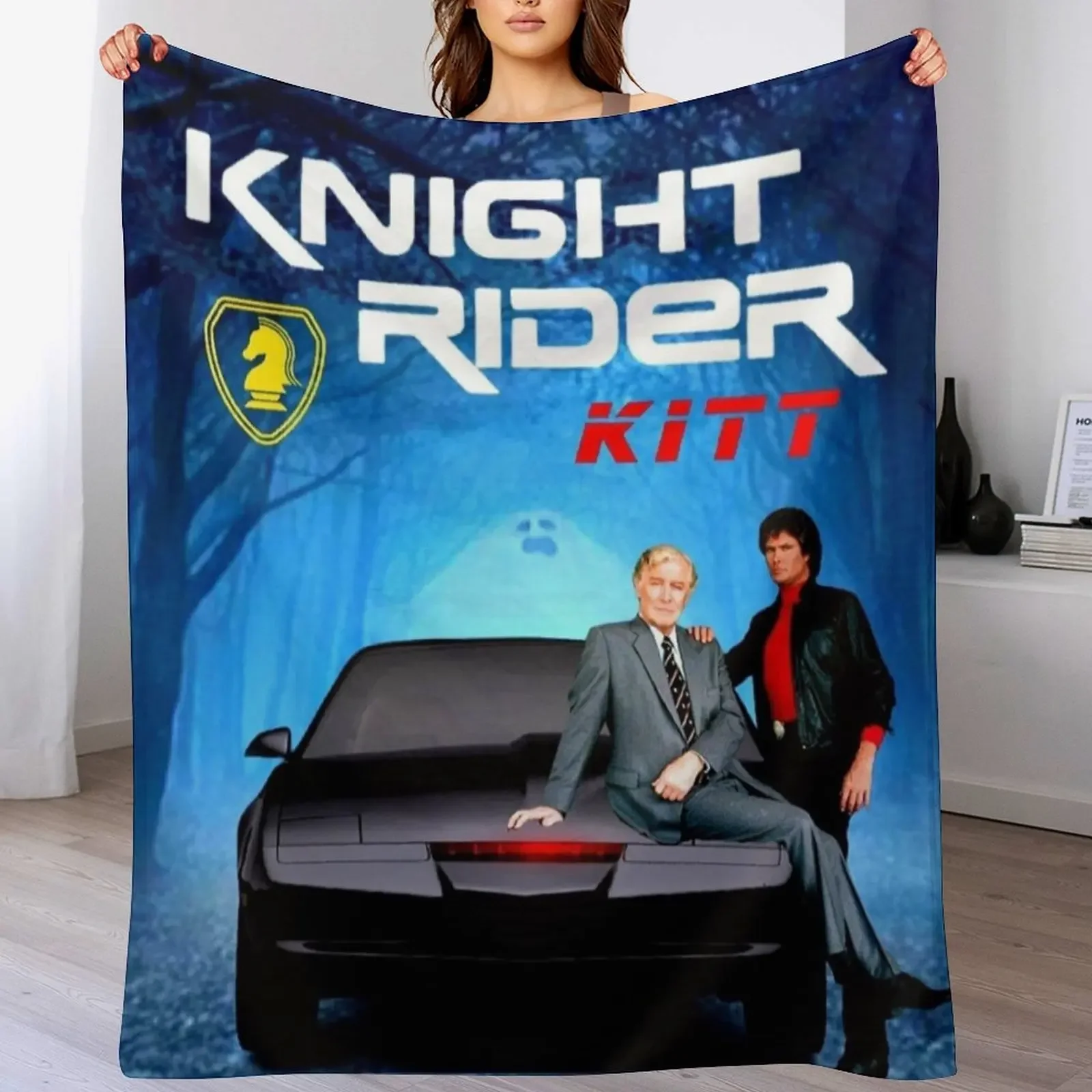Knightrider k2000 пледы одеяла для кровати туристические роскошные персонализированные