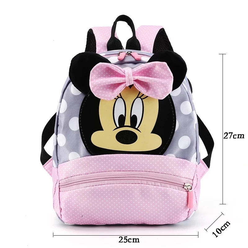 

Disney Cartoon Backpack For Baby Boys Girls Minnie Mickey Mouse Children Lovely Schoolbag Kindergarten Schoolbags Kids Gift
