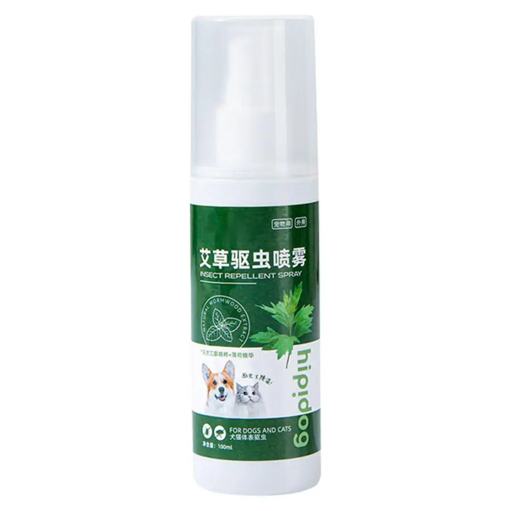 

100ml Pet Insect Repellent Spray External Use To Relieve Fleas Long Lasting Anti Itching Spray Dog Tick Flea Killer Pet Supplies