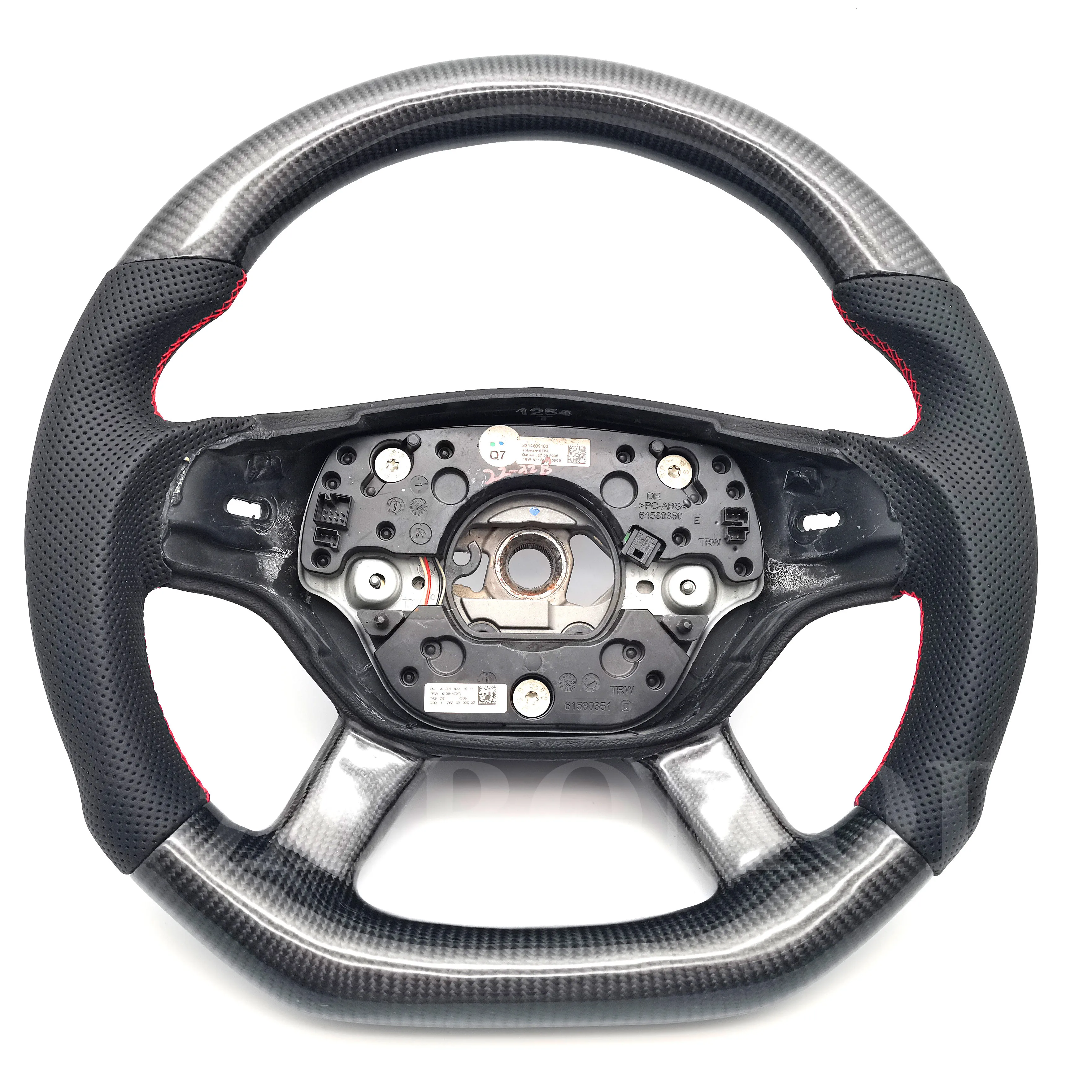 

Carbon Fiber Steering Wheel FIit For Mercedes-Benz S500 S Class W221 W216 CL500 600 2007 2008 2009 2010 2011 2012