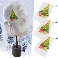 christmas outdoor plant freeze cover non woven tree gardening decoration supplies christmas tree cold tree cover