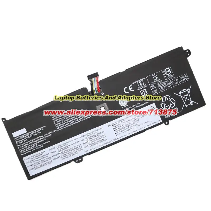 Оригинальный аккумулятор L18M4PH0 L18C4PH0 5B10T11586 для Lenovo Yoga C940 81Q9 серии 5B10T11585 5B10W67374 7 68 В