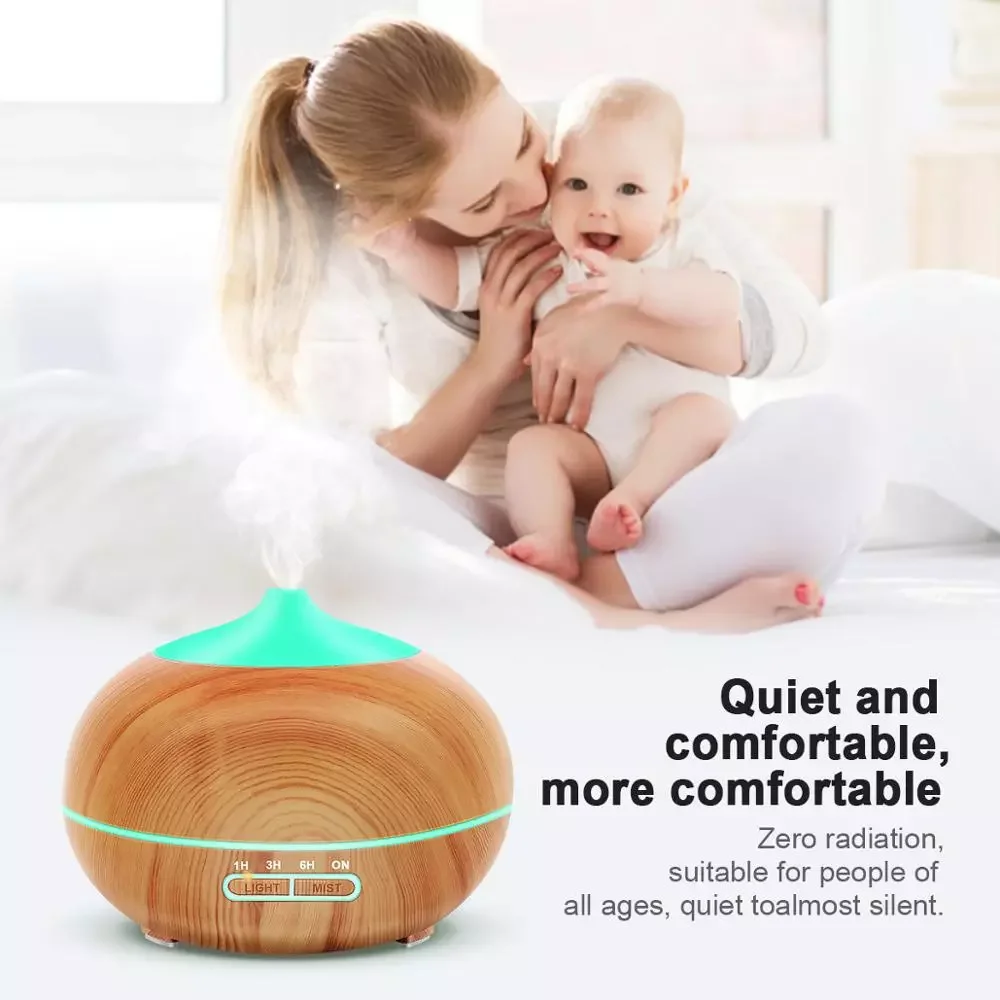 

Aroma Essential oil Diffuser Ultrasonic Air Humidifier Xiomi Diffuser With Remote Control Used for Home