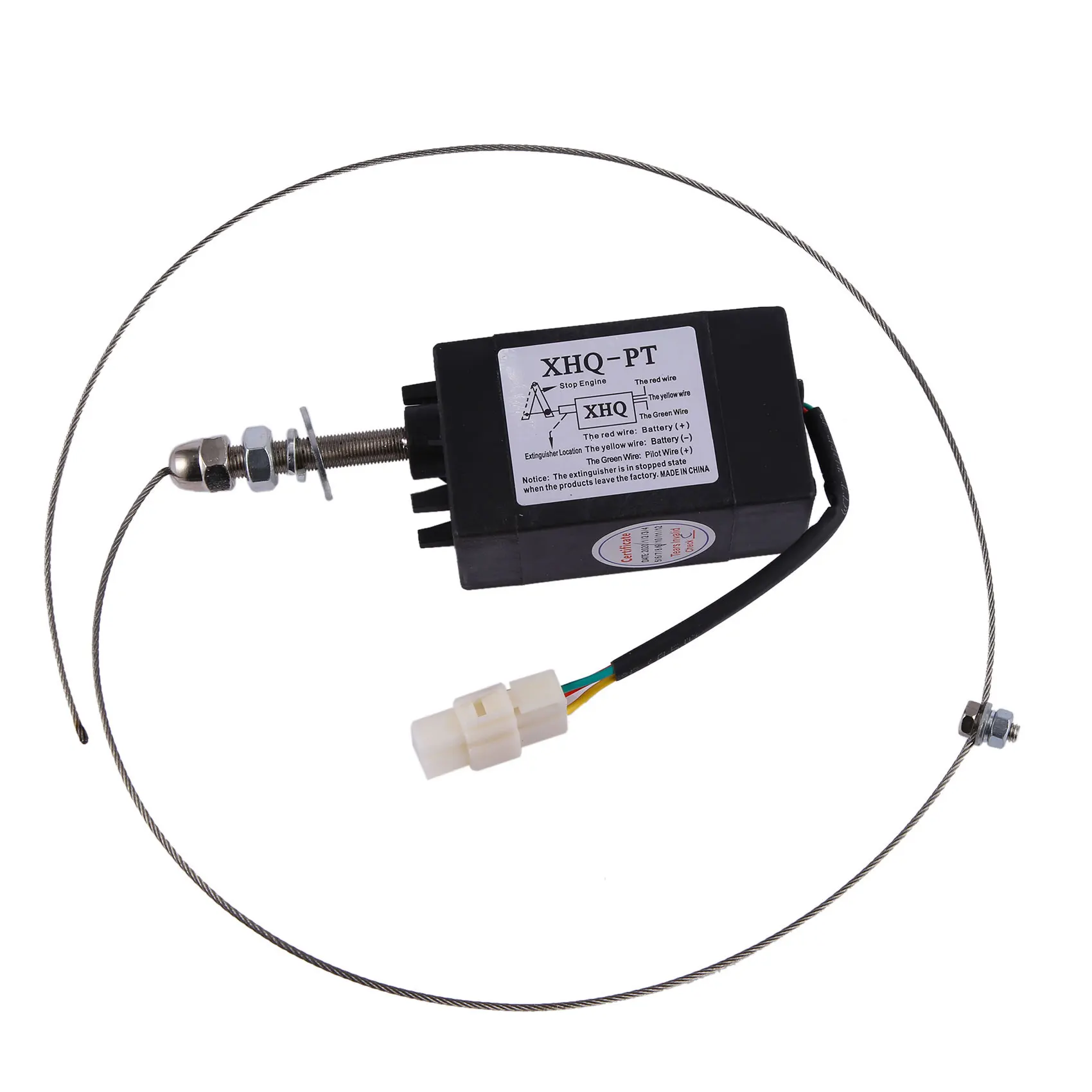 Нормально открытый электромагнитный клапан для остановки двигателя 12 В