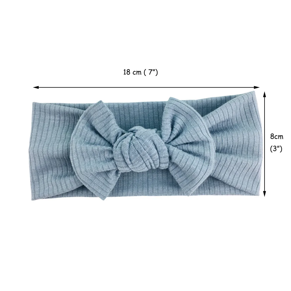 Детские эластичные нейлоновые повязки на голову с цветочной вышивкой 40 шт./лот 3