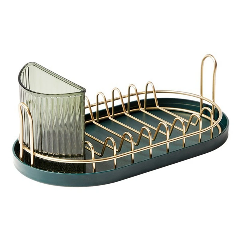 

Kitchen Household Sink Rack European-Style Dinner Plate Drain Rack Tableware Knife and Fork Storage Rack