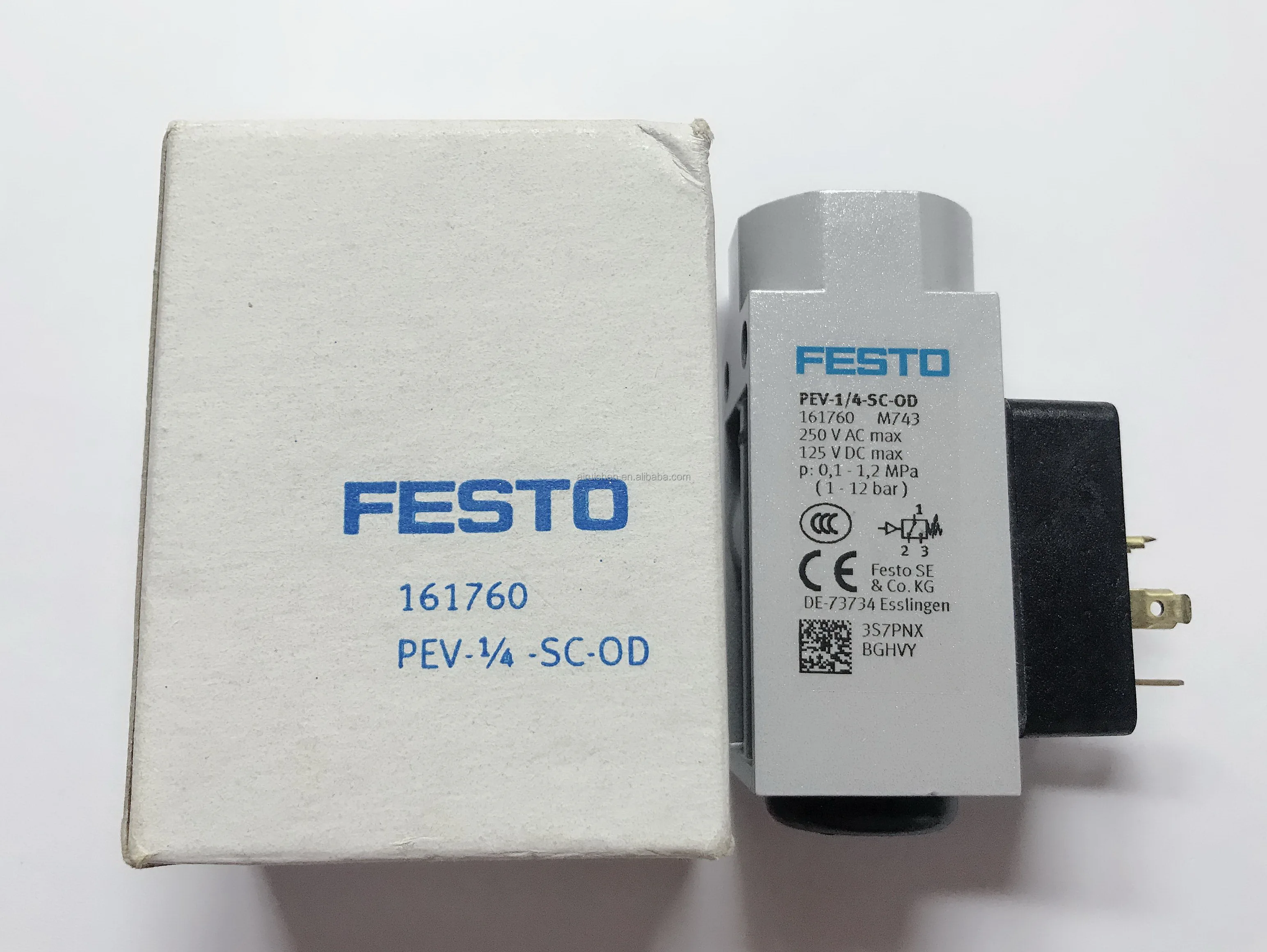 New and original FESTO-Germany Pneumatic components 161760 PEV-1/4-SC-OD Pressure switches enlarge