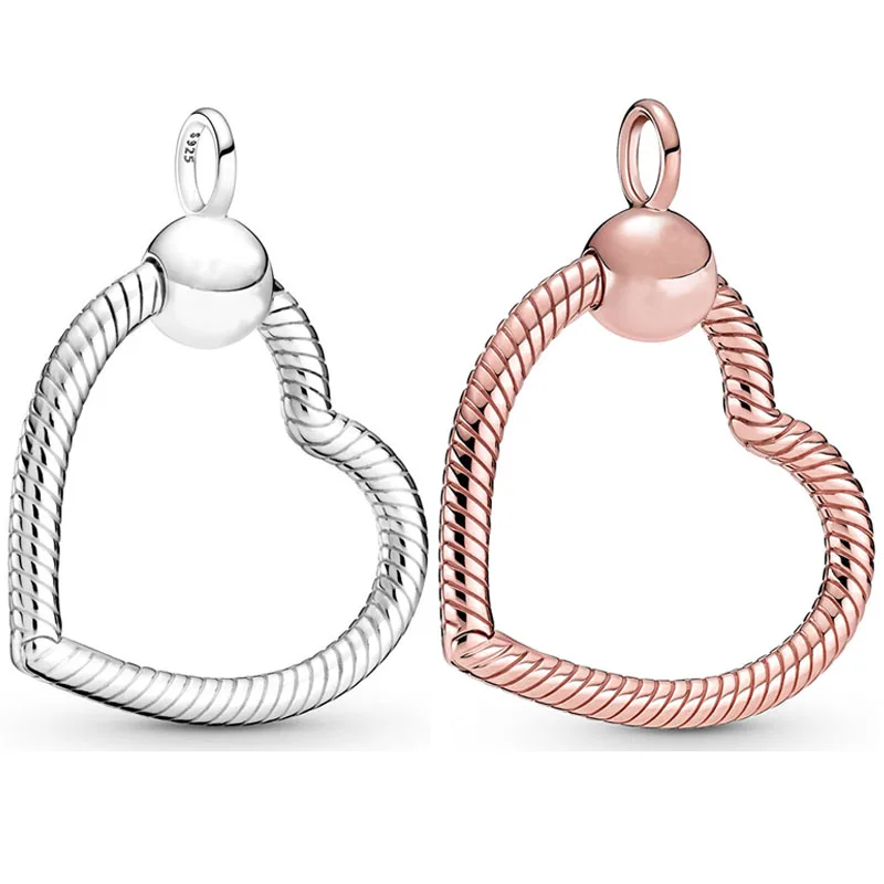 

Браслет из серебра 925 пробы с подвеской в виде короны или сердца