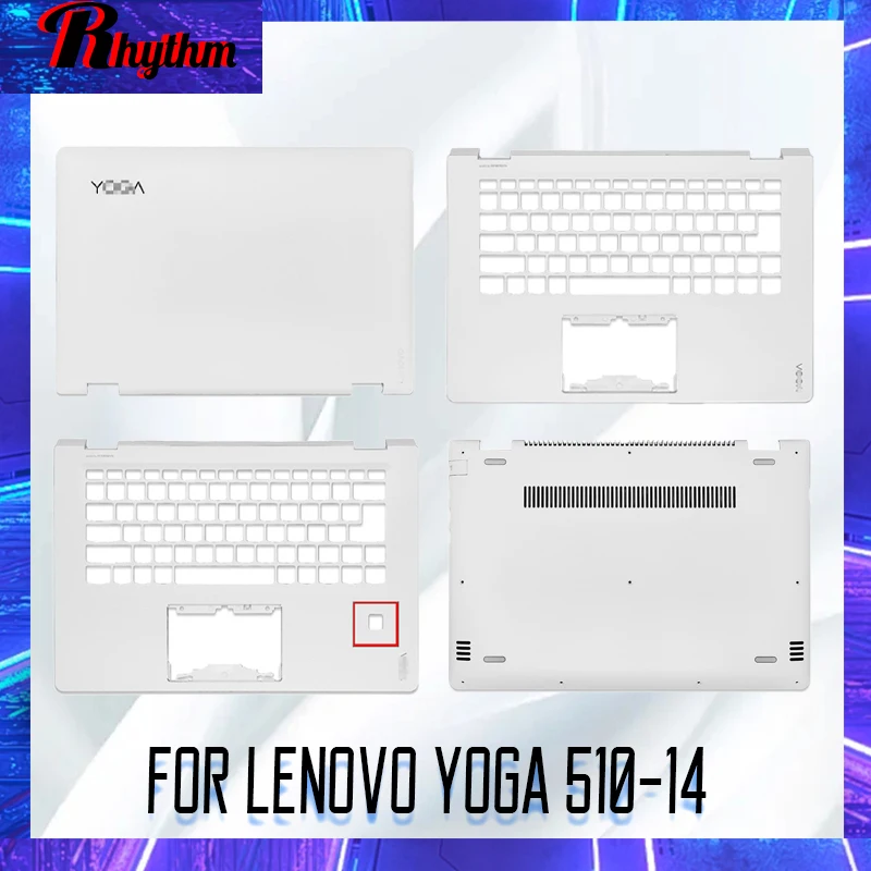 Новый чехол для ноутбука Lenovo YOGA 510-14 510-14ISK FLEX4-14 Flex 4-1470 задняя крышка ЖК-экрана/Упор